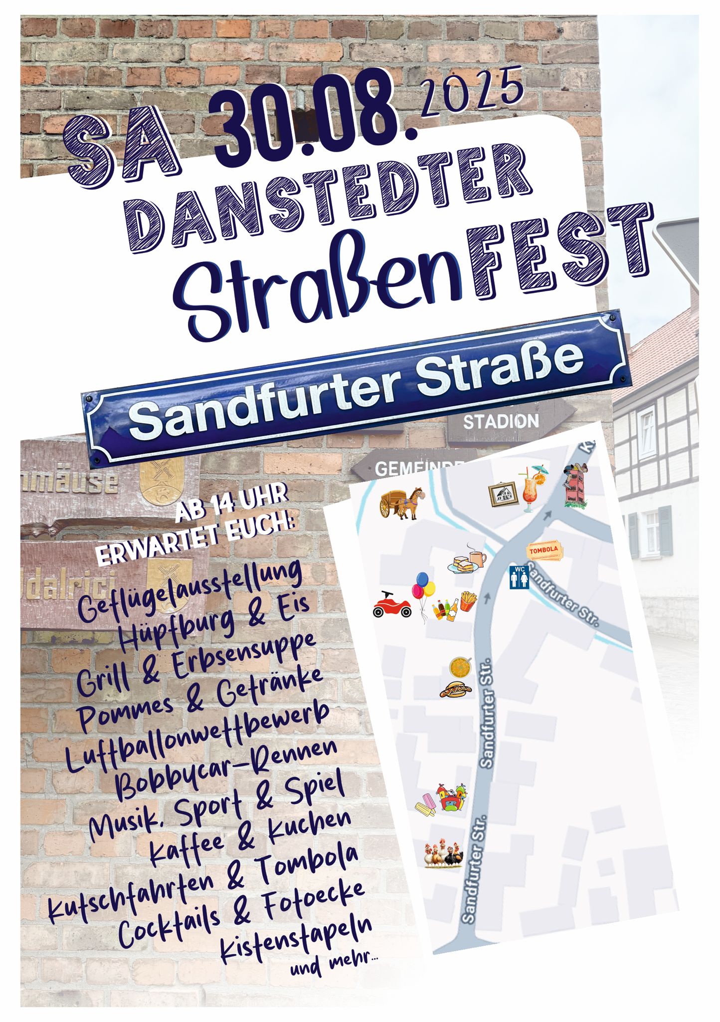 Straßenfest der Anwohner und Danstedter Vereine