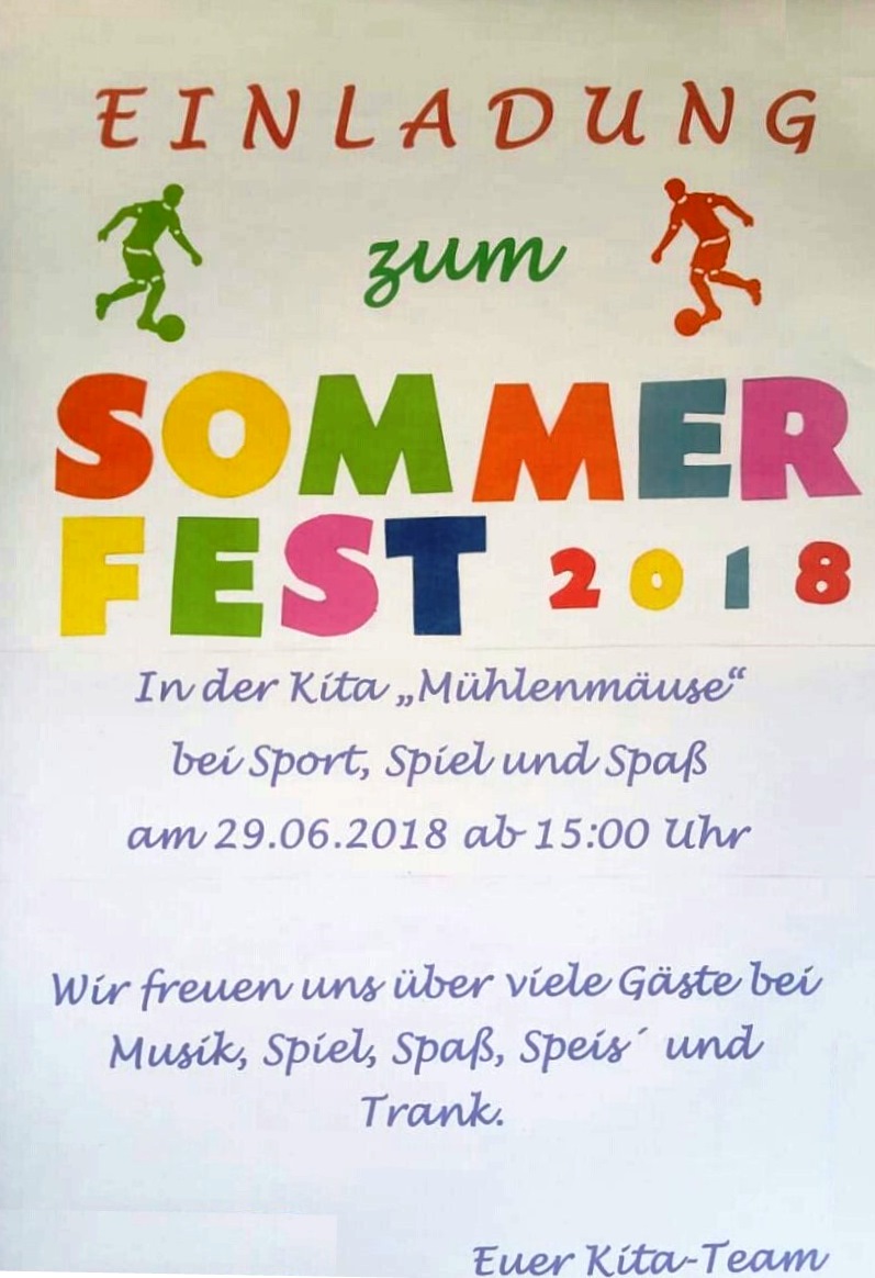 Sommerfest Kita Danstedt