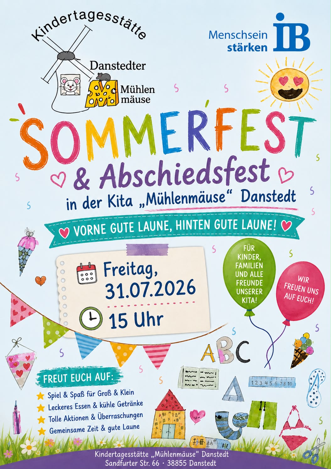 Sommerfest Kindertagesstätte Danstedter Mühlenmäuse